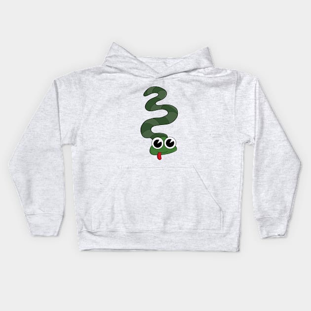 Fun Snake Kids Hoodie by DiegoCarvalho